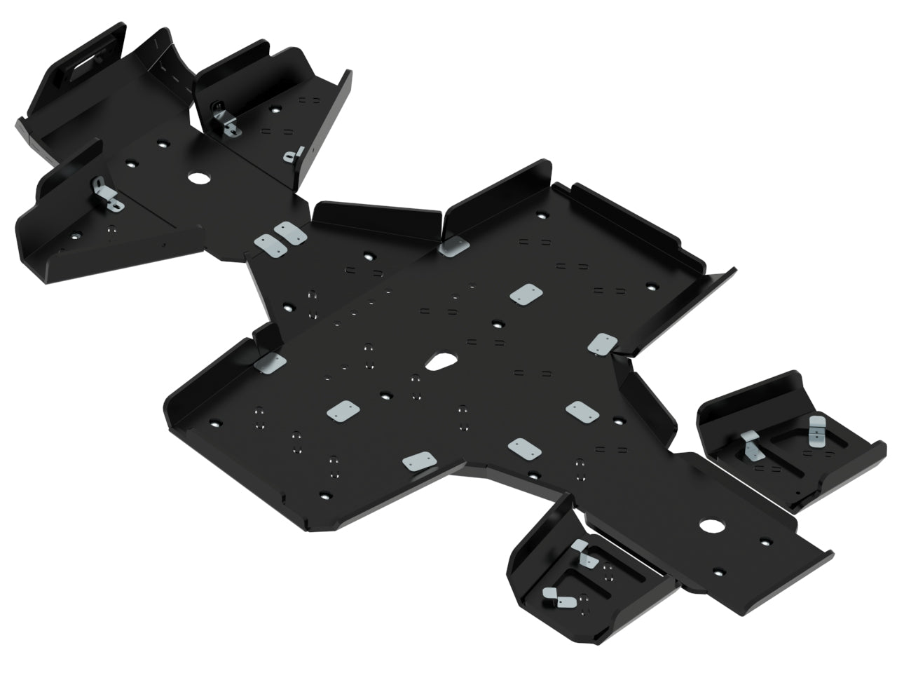 Kit plaques de protection plastique pour quad MXU 700 (-2019) (plastic) – protection châssis complète, robuste et durable