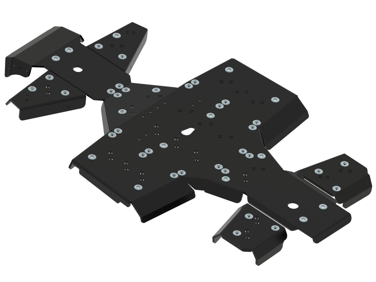 Kit plaques de protection plastique pour quad MXU 700 (-2019) (plastic) – protection châssis complète, robuste et durable