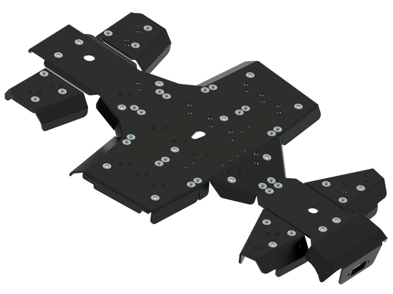 Kit plaques de protection plastique pour quad MXU 700 (-2019) (plastic) – protection châssis complète, robuste et durable