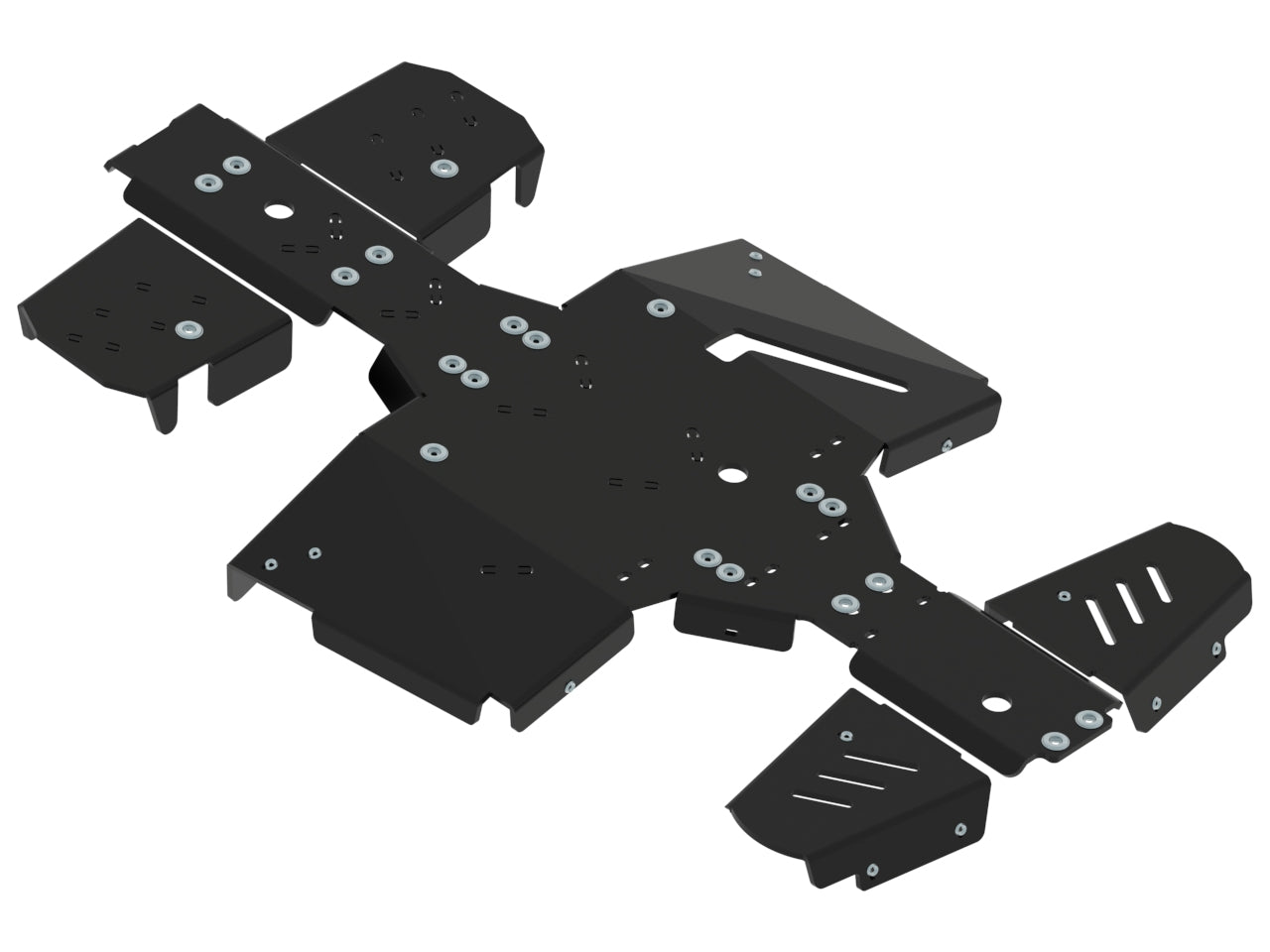 Kit plaques de protection plastique pour quad 600 Blade (plastic) – protection châssis complète, robuste et durable