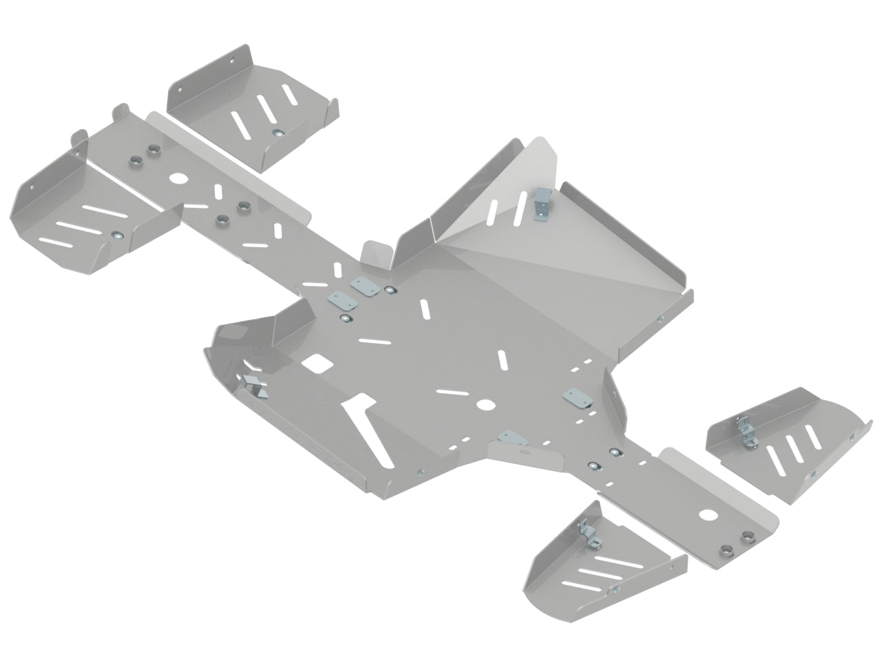 Kit plaques de protection aluminium pour quad 600 LT Blade, 600 LTX Blade (aluminium) – protection châssis complète, robuste et durable