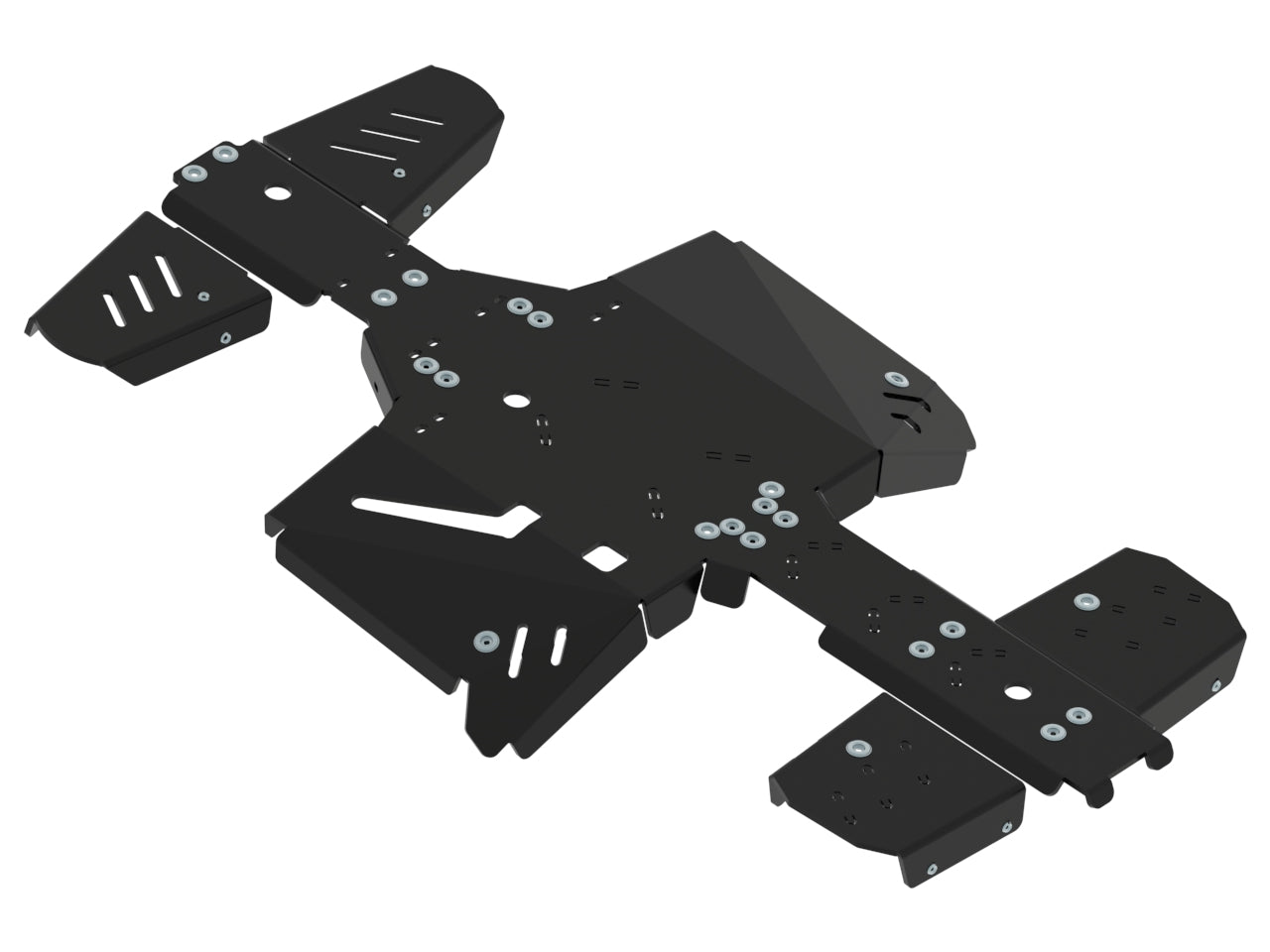 Kit plaques de protection plastique pour quad 600 LT Blade, 600 LTX Blade (plastic) – protection châssis complète, robuste et durable