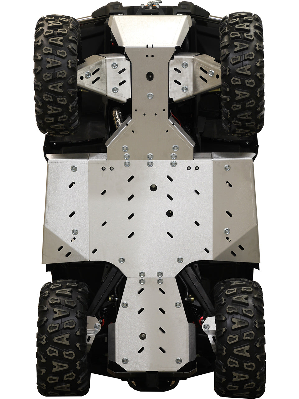 Kit plaques de protection aluminium pour quad CFORCE 1000, CFORCE 1000 Overland, CFORCE 850 (aluminium) – protection châssis complète, robuste et durable