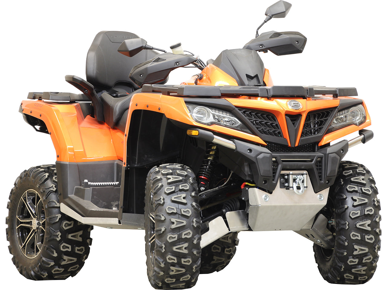 Kit plaques de protection aluminium pour quad CFORCE 1000, CFORCE 1000 Overland, CFORCE 850 (aluminium) – protection châssis complète, robuste et durable