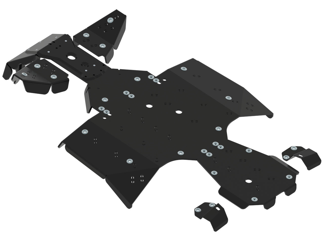 Kit plaques de protection plastique pour quad CFORCE 1000, CFORCE 1000 Overland, CFORCE 850 (plastic) – protection châssis complète, robuste et durable