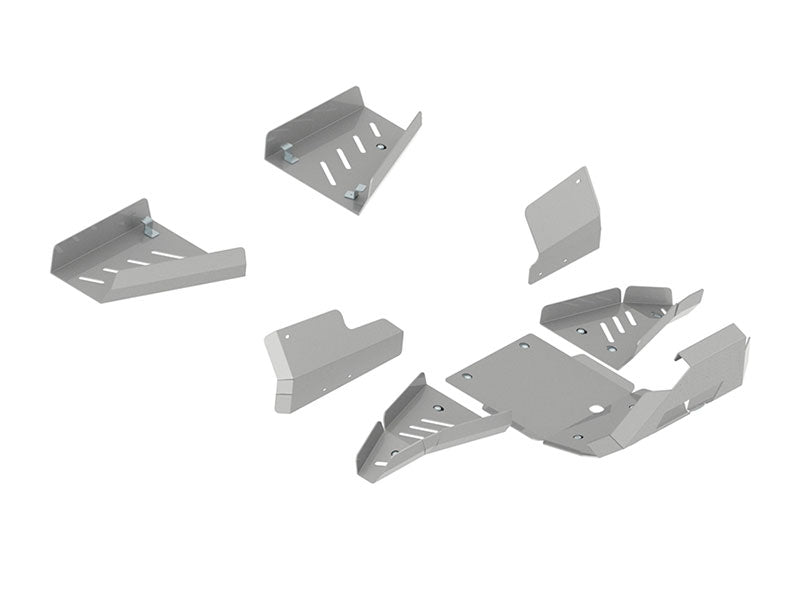 Kit plaques de protection aluminium pour quad Wolverine 700 (aluminium) – protection châssis complète, robuste et durable