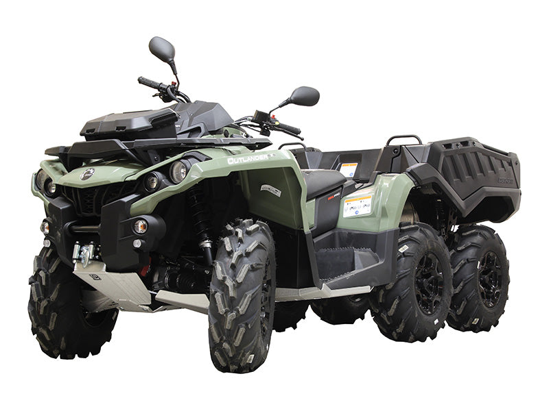 Kit plaques de protection aluminium pour quad Outlander 6x6 MAX (2017-2018) (2017-2018) – protection châssis complète, robuste et durable