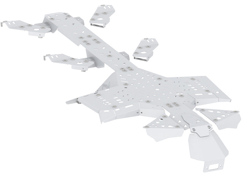 Kit plaques de protection aluminium pour quad Outlander 6x6 MAX (2017-2018) (2017-2018) – protection châssis complète, robuste et durable