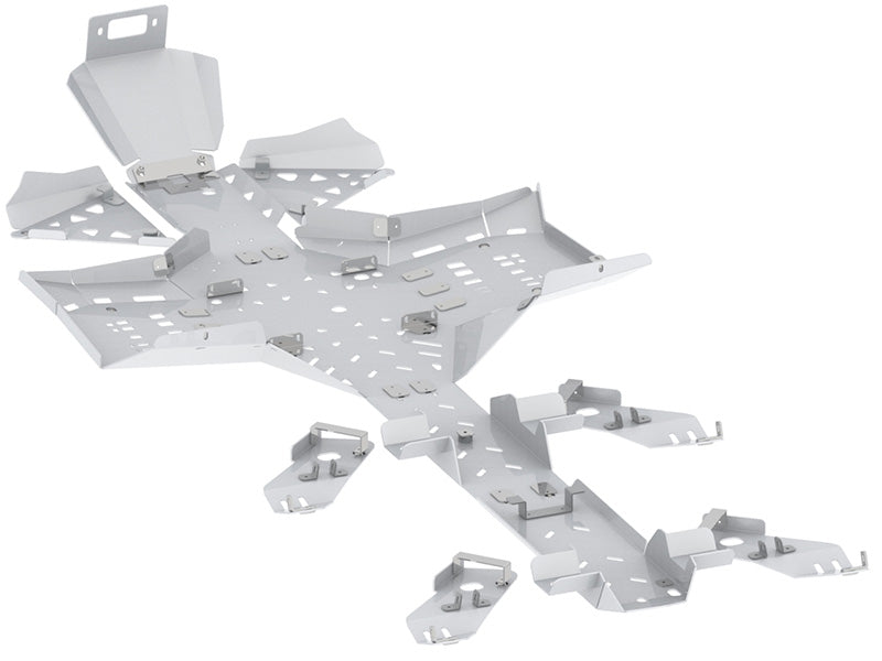 Kit plaques de protection aluminium pour quad Outlander 6x6 MAX (2017-2018) (2017-2018) – protection châssis complète, robuste et durable