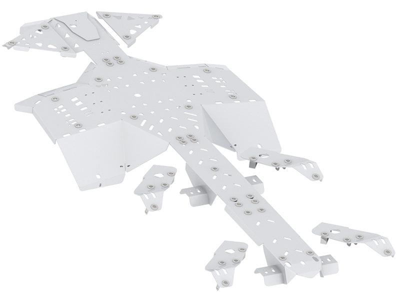 Kit plaques de protection aluminium pour quad Outlander 6x6 MAX (2017-2018) (2017-2018) – protection châssis complète, robuste et durable
