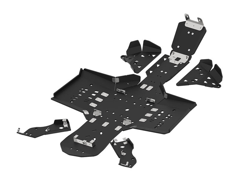 Kit plaques de protection plastique pour quad Outlander G2 650/850/1000 (2019+), Outlander G2 Pro+ 450/570, Outlander X MR 650/850 (2019+), Outlander XXC (2023+) (plastic) – protection châssis complète, robuste et durable