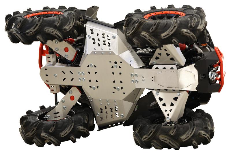 Kit plaques de protection aluminium pour quad Renegade X MR (2019+) (aluminium) – protection châssis complète, robuste et durable