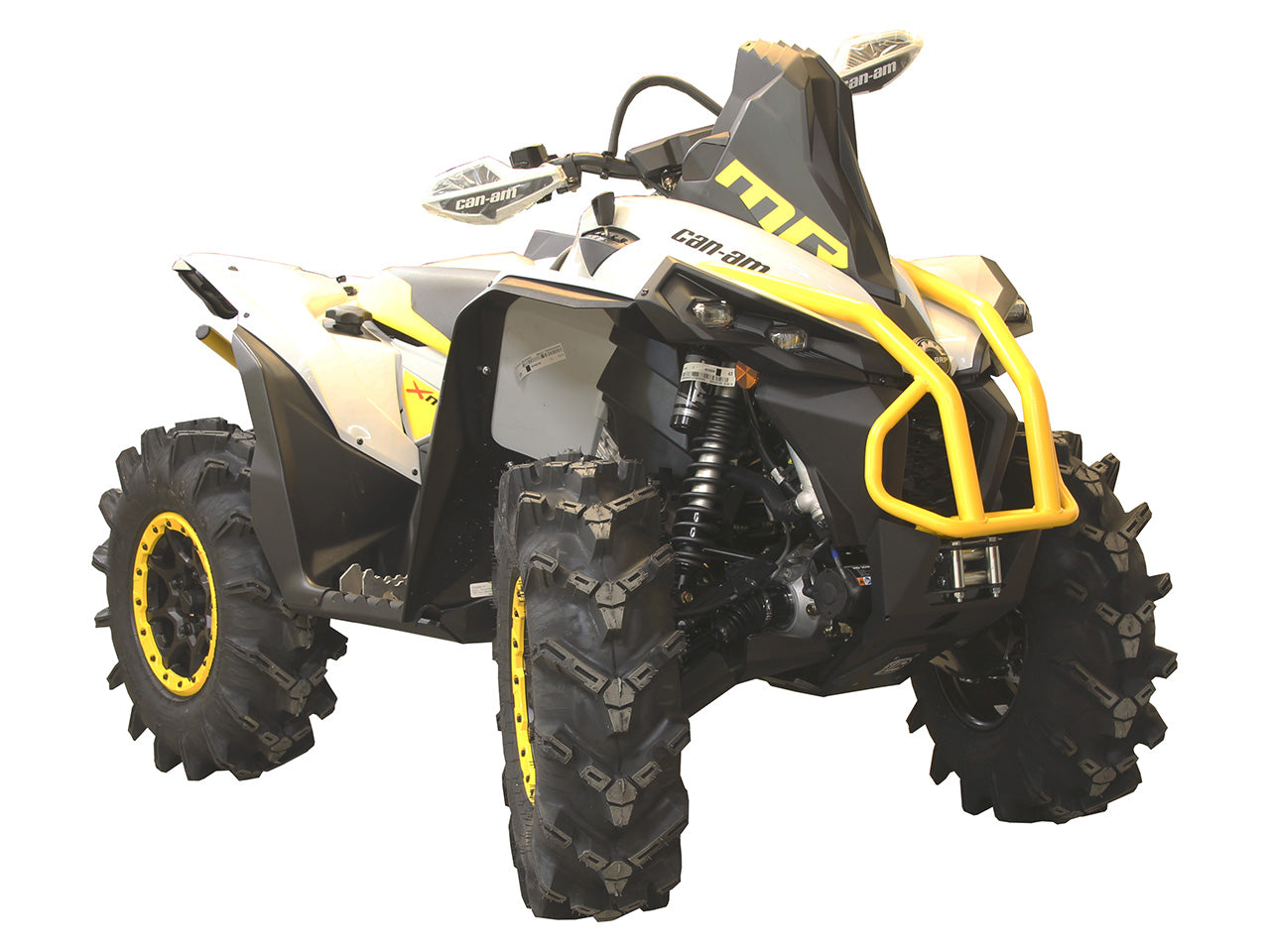 Kit plaques de protection plastique pour quad Renegade X MR (2019+) (plastic) – protection châssis complète, robuste et durable