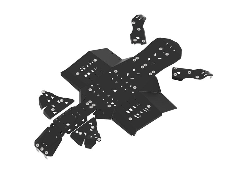 Kit plaques de protection plastique pour quad Outlander G2 650/850/1000 MAX (2019+), Outlander G2 Pro+ 450/570 MAX, Outlander X MR 1000 (2019+) (plastic) – protection châssis complète, robuste et durable