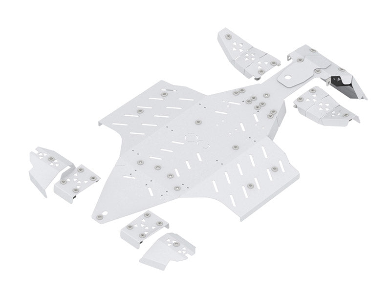 Kit plaques de protection aluminium pour quad Sportsman Touring XP 1000 (2018+) (aluminium) – protection châssis complète, robuste et durable