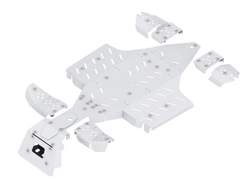 Kit plaques de protection aluminium pour quad Sportsman Touring XP 1000 (2018+) (aluminium) – protection châssis complète, robuste et durable
