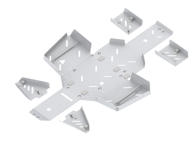 Kit plaques de protection aluminium pour quad 500 (aluminium) – protection châssis complète, robuste et durable