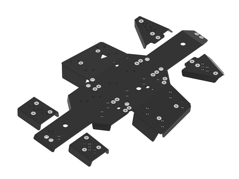 Kit plaques de protection plastique pour quad 500 (plastic) – protection châssis complète, robuste et durable