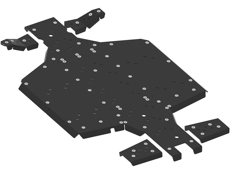 Kit plaques de protection plastique pour quad UFORCE 1000 (-2021) (plastic) – protection châssis complète, robuste et durable