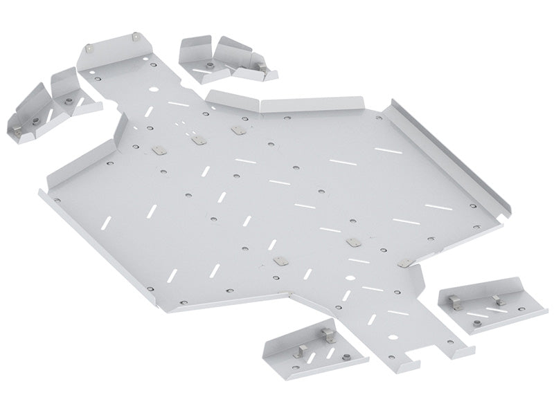 Kit plaques de protection aluminium pour quad UFORCE 1000 (-2021) (aluminium) – protection châssis complète, robuste et durable