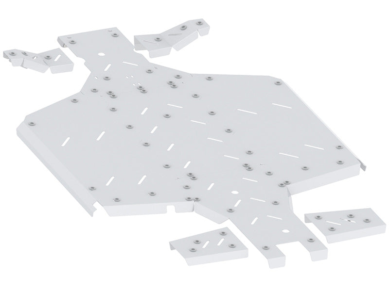 Kit plaques de protection aluminium pour quad UFORCE 1000 (-2021) (aluminium) – protection châssis complète, robuste et durable