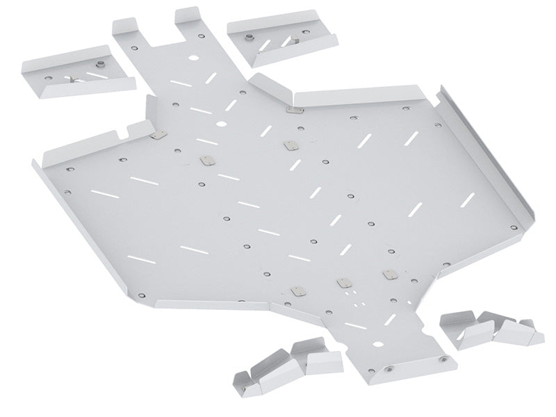 Kit plaques de protection aluminium pour quad UFORCE 1000 (-2021) (aluminium) – protection châssis complète, robuste et durable