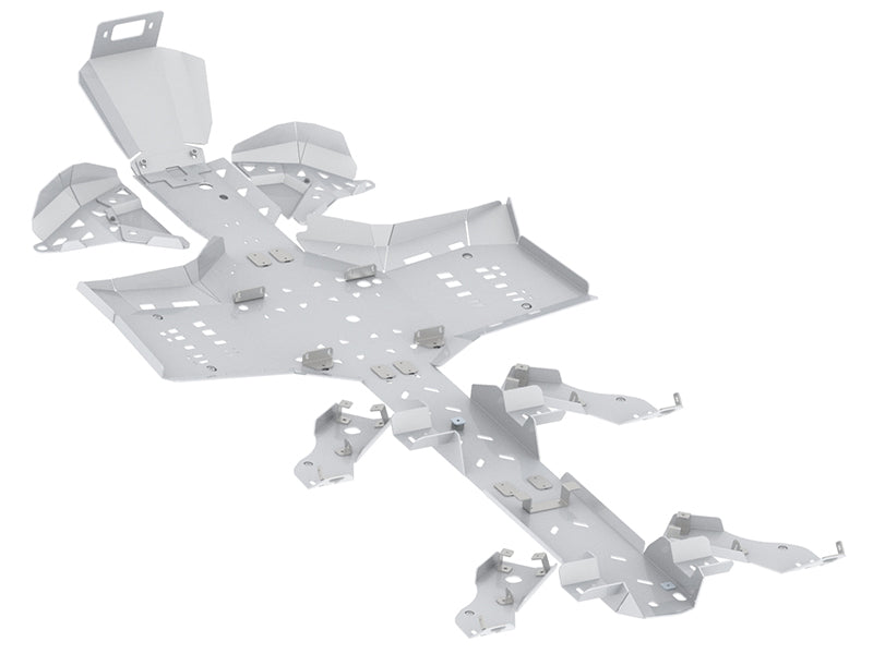 Kit plaques de protection aluminium pour quad Outlander 6x6 (2019+) (aluminium) – protection châssis complète, robuste et durable