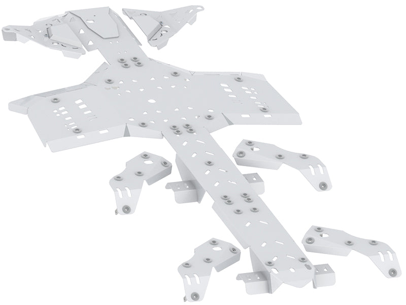 Kit plaques de protection aluminium pour quad Outlander 6x6 (2019+) (aluminium) – protection châssis complète, robuste et durable