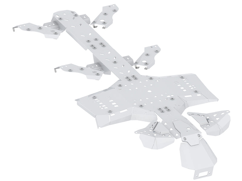 Kit plaques de protection aluminium pour quad Outlander 6x6 (2019+) (aluminium) – protection châssis complète, robuste et durable
