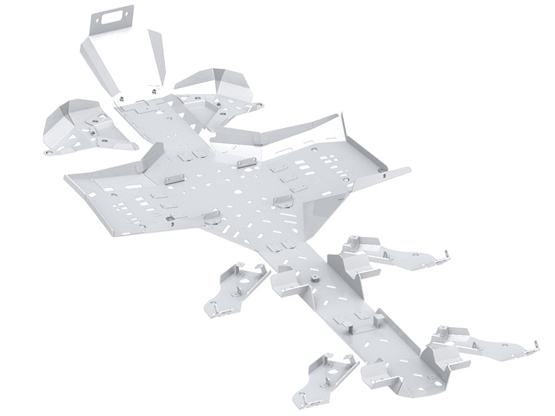 Kit plaques de protection aluminium pour quad Outlander 6x6 MAX (2019+) (2019+) – protection châssis complète, robuste et durable