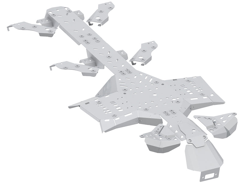 Kit plaques de protection aluminium pour quad Outlander 6x6 MAX (2019+) (2019+) – protection châssis complète, robuste et durable