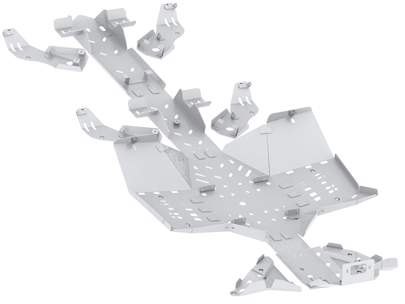 Kit plaques de protection aluminium pour quad Outlander 6x6 MAX (2019+) (2019+) – protection châssis complète, robuste et durable