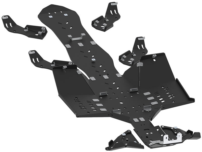 Kit plaques de protection plastique pour quad Outlander 6x6 MAX (2019+) (2019+) – protection châssis complète, robuste et durable