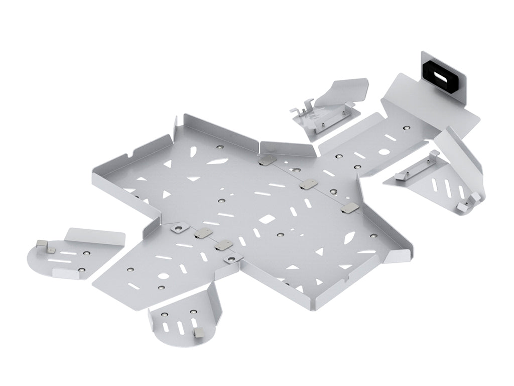 Kit plaques de protection aluminium pour quad AX600U, AX700U, AX800U (aluminium) – protection châssis complète, robuste et durable