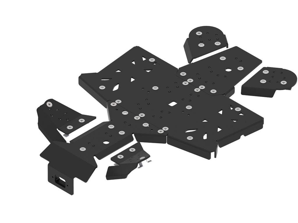 Kit plaques de protection plastique pour quad AX600U, AX700U, AX800U (plastic) – protection châssis complète, robuste et durable