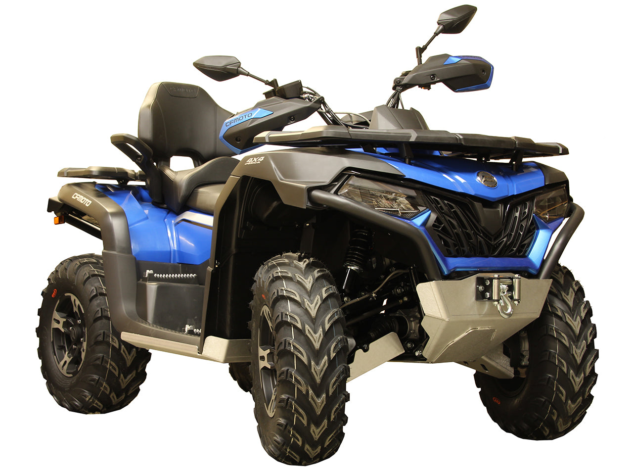 Kit plaques de protection aluminium pour quad CFORCE 600 Touring (2020+), CFORCE 625 Touring (-2022) (aluminium) – protection châssis complète, robuste et durable