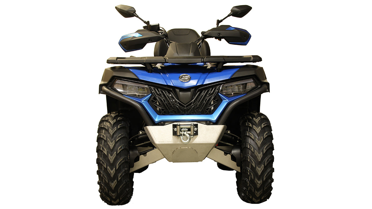 Kit plaques de protection aluminium pour quad CFORCE 600 Touring (2020+), CFORCE 625 Touring (-2022) (aluminium) – protection châssis complète, robuste et durable