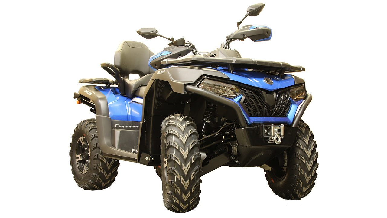 Kit plaques de protection plastique pour quad CFORCE 600 Touring (2020+), CFORCE 625 Touring (-2022) (HDPE plastic) – protection châssis complète, robuste et durable