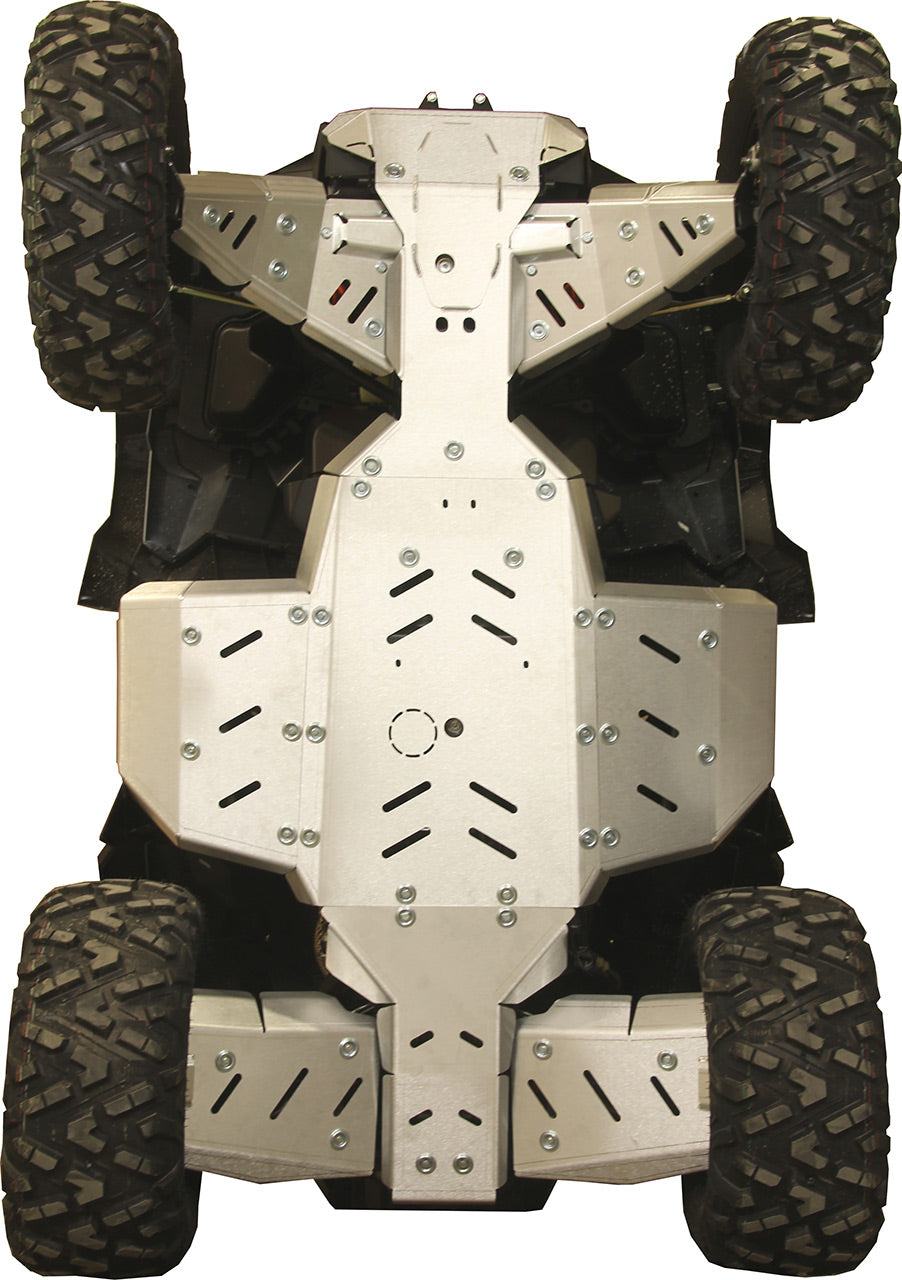 Kit plaques de protection aluminium pour quad Sportsman 1000 S (aluminium) – protection châssis complète, robuste et durable