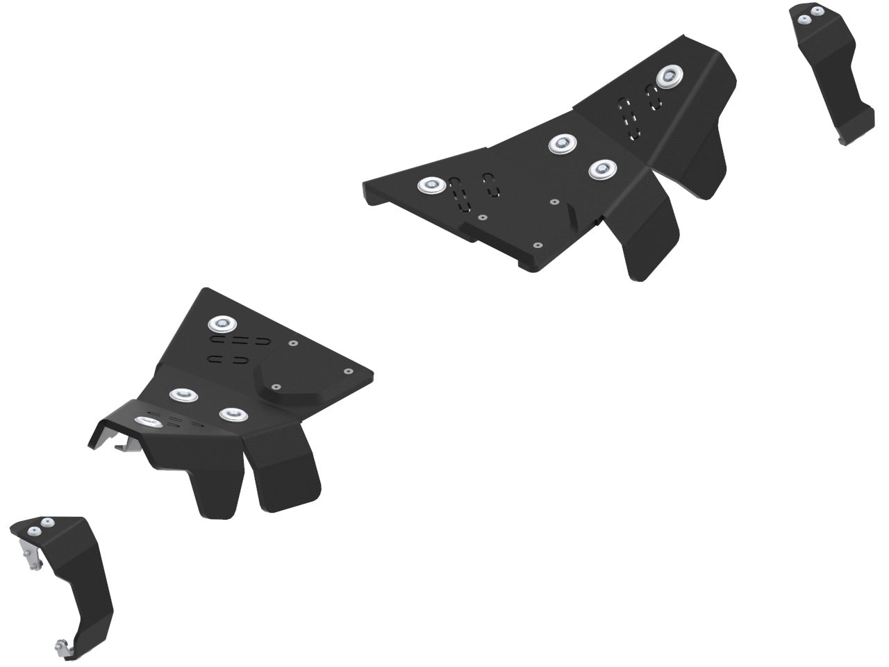 Kit plaques de protection plastique pour quad Sportsman 1000 S (pair) – protection châssis complète, robuste et durable