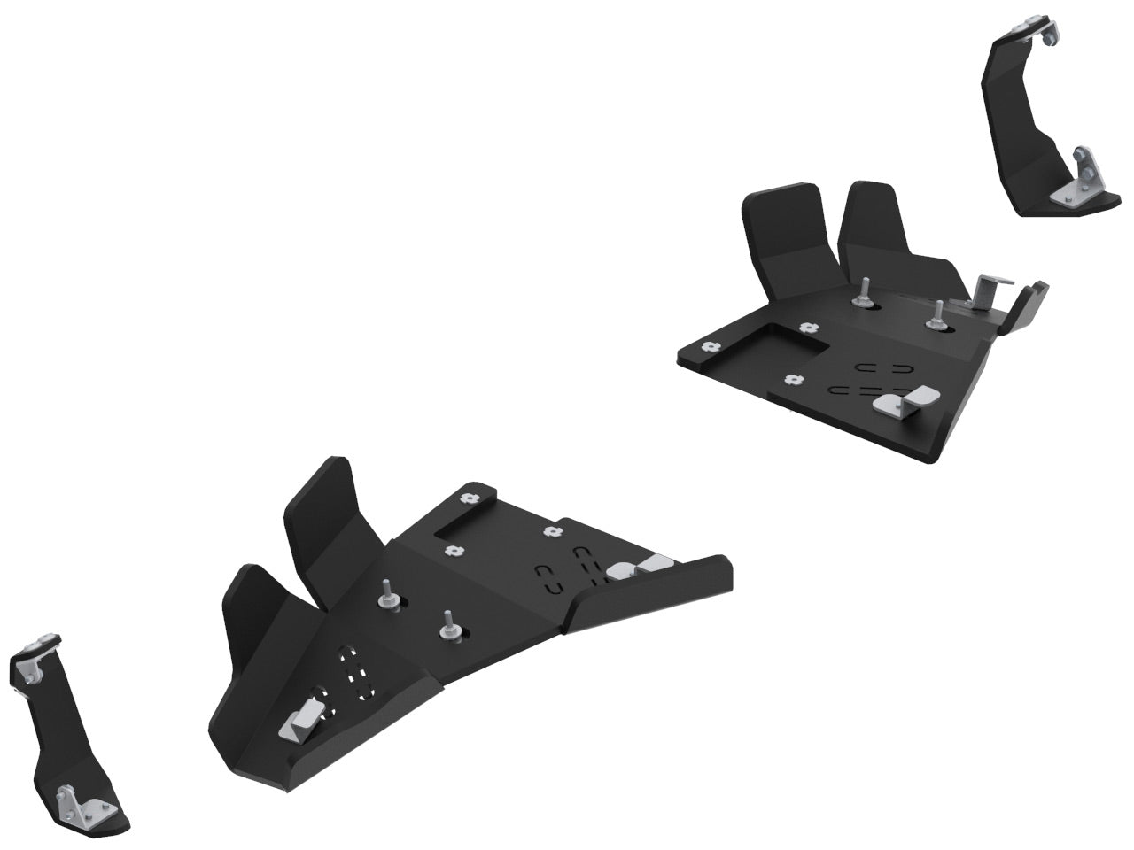 Kit plaques de protection plastique pour quad Sportsman 1000 S (pair) – protection châssis complète, robuste et durable