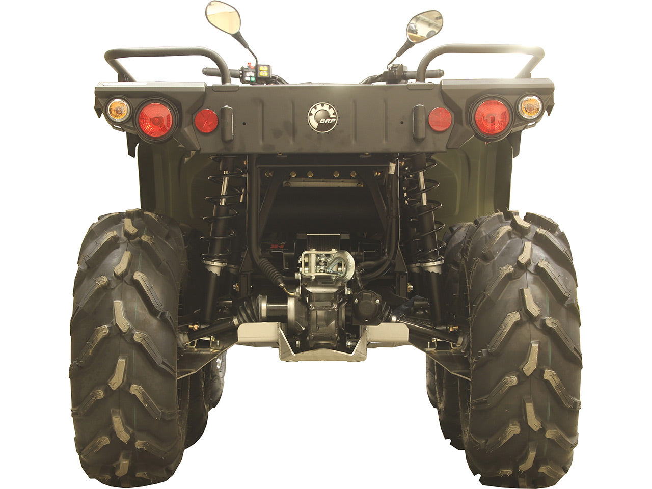 Kit plaques de protection aluminium pour quad Outlander 6x6 450 T (aluminium) – protection châssis complète, robuste et durable