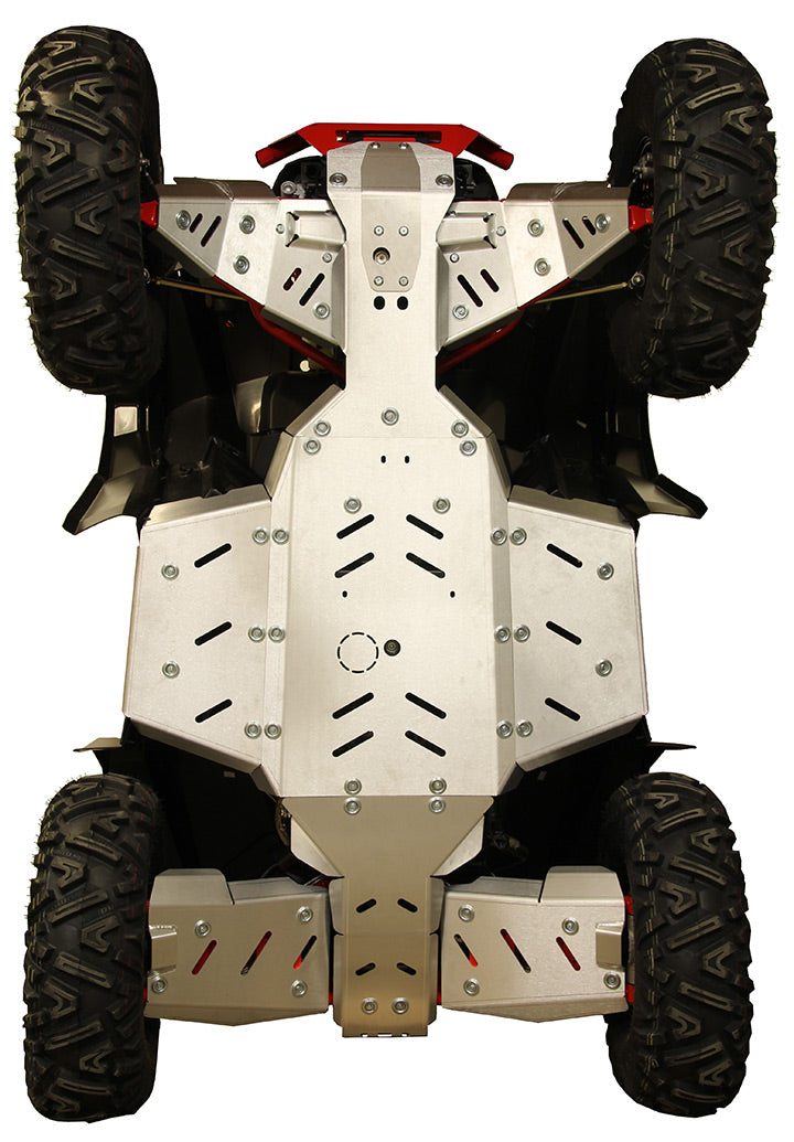 Kit plaques de protection aluminium pour quad Scrambler XP 1000 S (aluminium) – protection châssis complète, robuste et durable