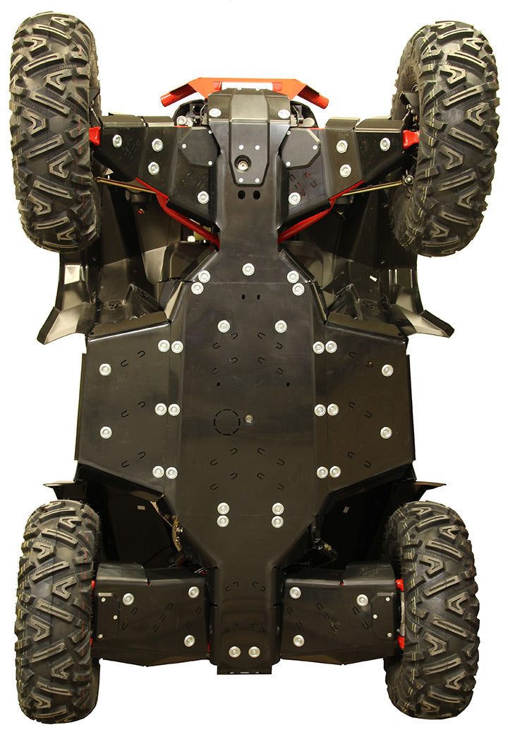 Kit plaques de protection plastique pour quad Scrambler XP 1000 S (plastic) – protection châssis complète, robuste et durable