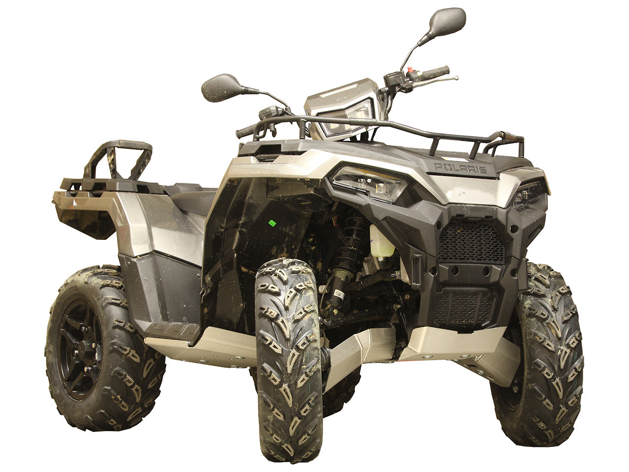 Kit plaques de protection aluminium pour quad Sportsman 570 SP (2021+) (aluminium) – protection châssis complète, robuste et durable