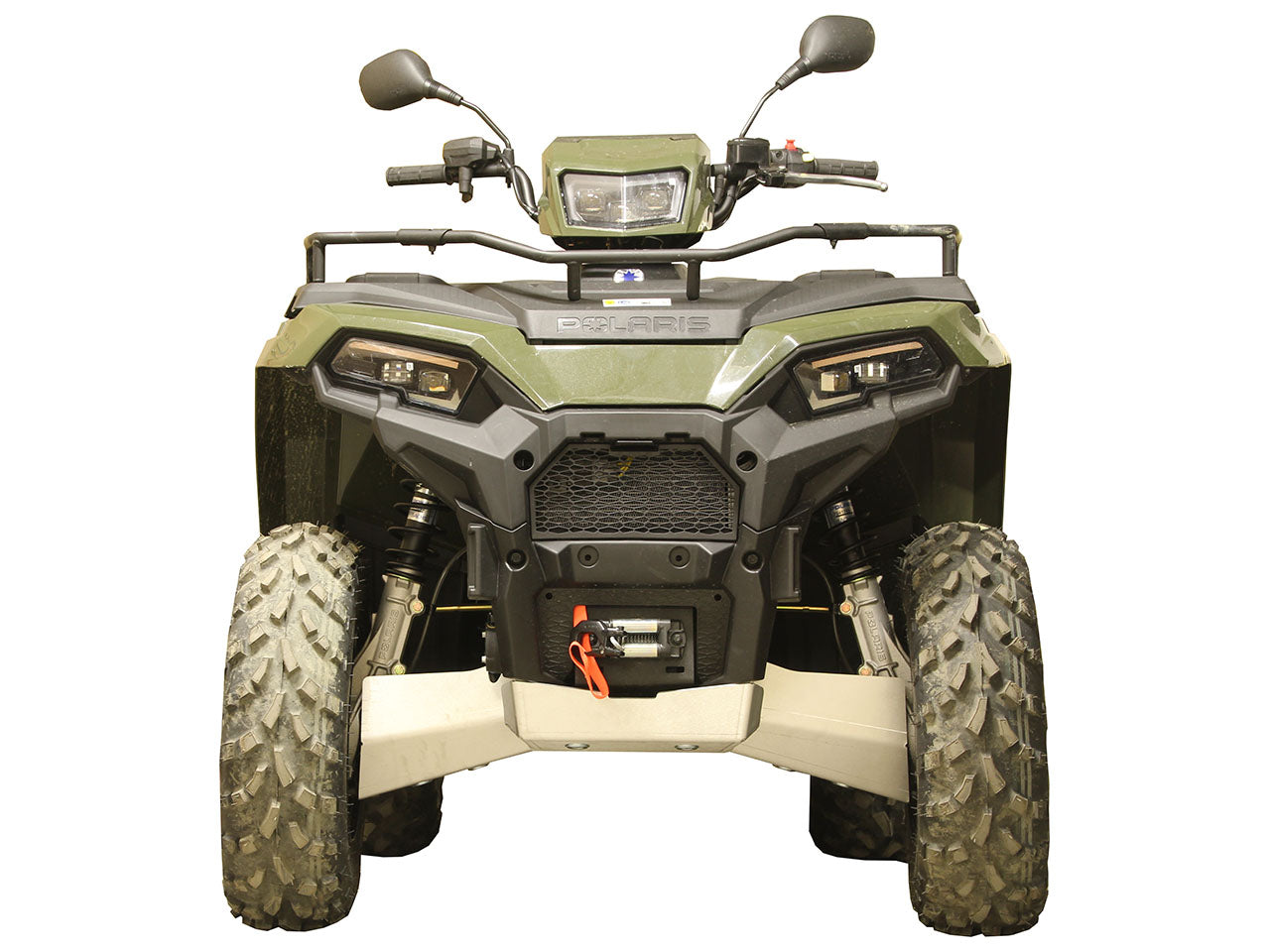 Kit plaques de protection aluminium pour quad Sportsman 570 (2021+) (aluminium) – protection châssis complète, robuste et durable
