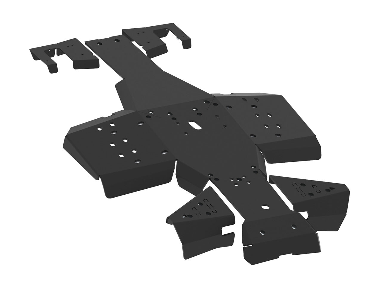 Kit plaques de protection plastique pour quad Sportsman 570 (2021+) (plastic) – protection châssis complète, robuste et durable