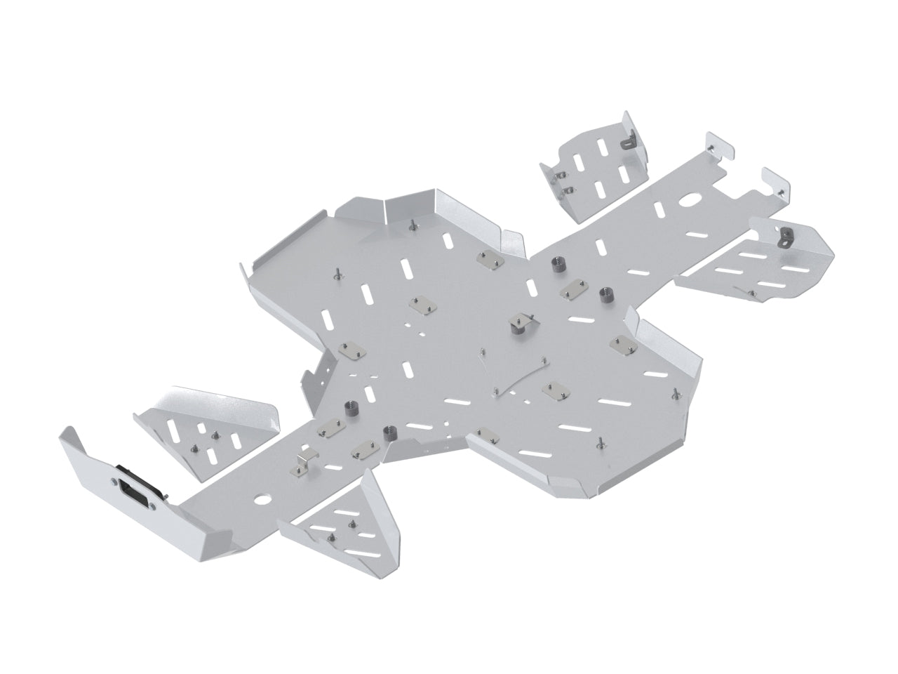 Kit plaques de protection aluminium pour quad CFORCE 600 (2020+), CFORCE 625 (-2022) (aluminium) – protection châssis complète, robuste et durable