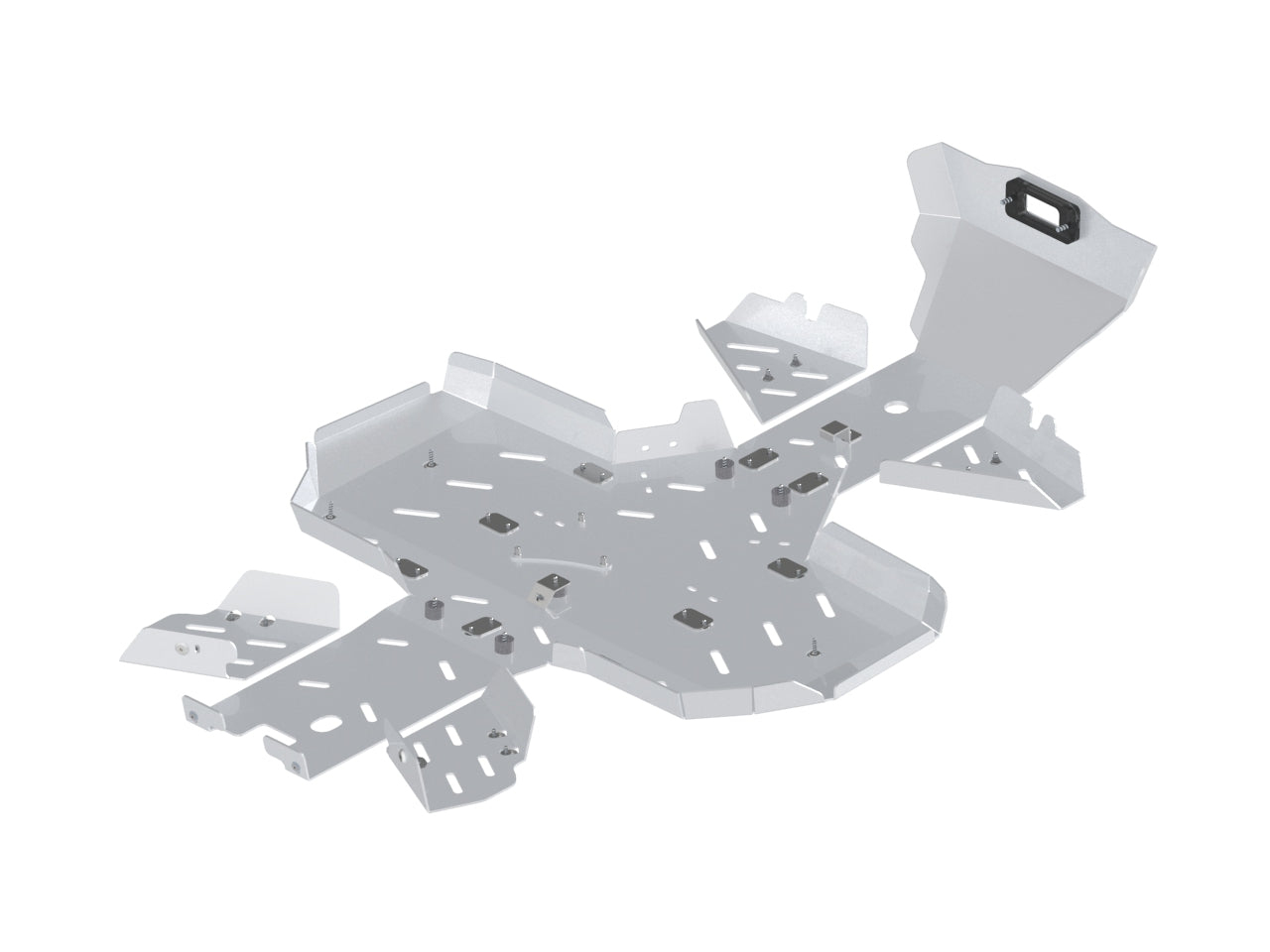 Kit plaques de protection aluminium pour quad CFORCE 600 (2020+), CFORCE 625 (-2022) (aluminium) – protection châssis complète, robuste et durable