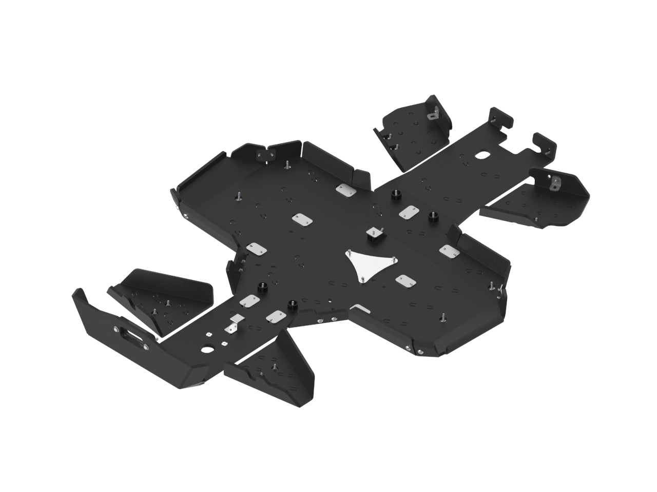 Kit plaques de protection plastique pour quad CFORCE 600 (2020+), CFORCE 625 (-2022) (plastic) – protection châssis complète, robuste et durable